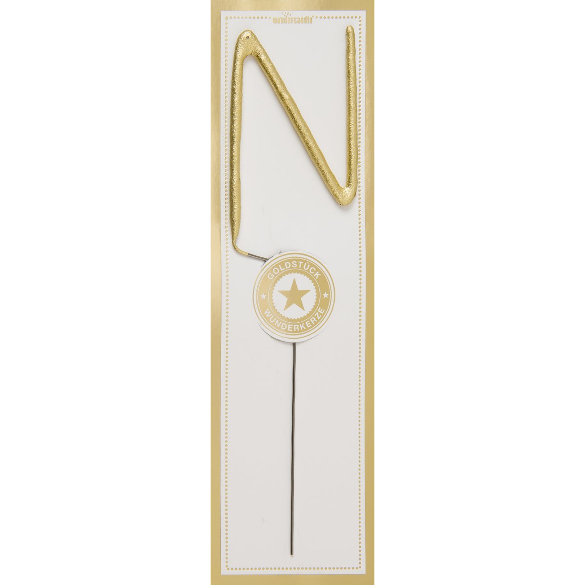 N gold Goldstück weiß Wondercandle® classic