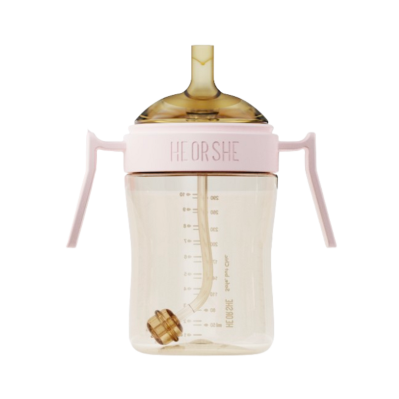 HEORSHE SIPPY CUP TANDPLEJE, 300 ml., 9+ PINK