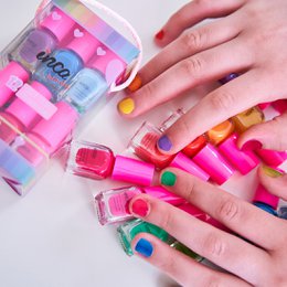 Packung mit 12 Mini-Nagellacken für Kinder – sortiert – Sommerfarben
