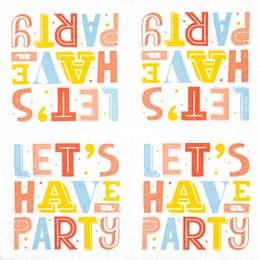 Cocktail-Servietten-Mix Party Mix