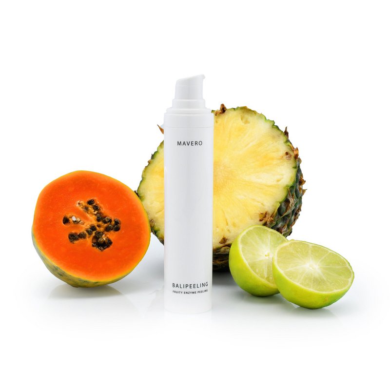 BALIPEELING - Fruchtiges Enzympeeling mit Ananas-Papaya-Limette und Urea