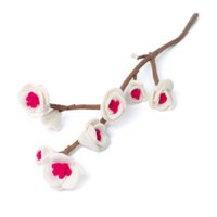Cherry blossom large white pink