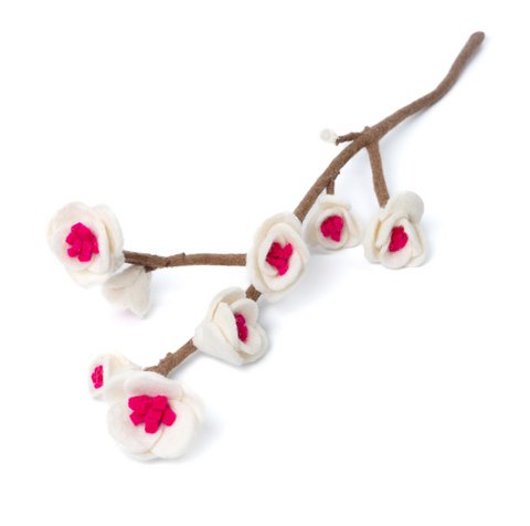 Cherry blossom large white pink
