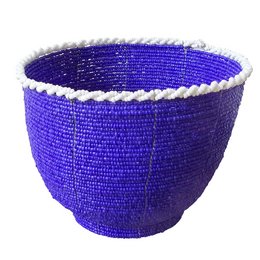 Kleiner Lyl Topf, Indigoblau und Weiß