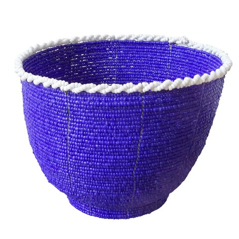 Kleiner Lyl Topf, Indigoblau und Weiß