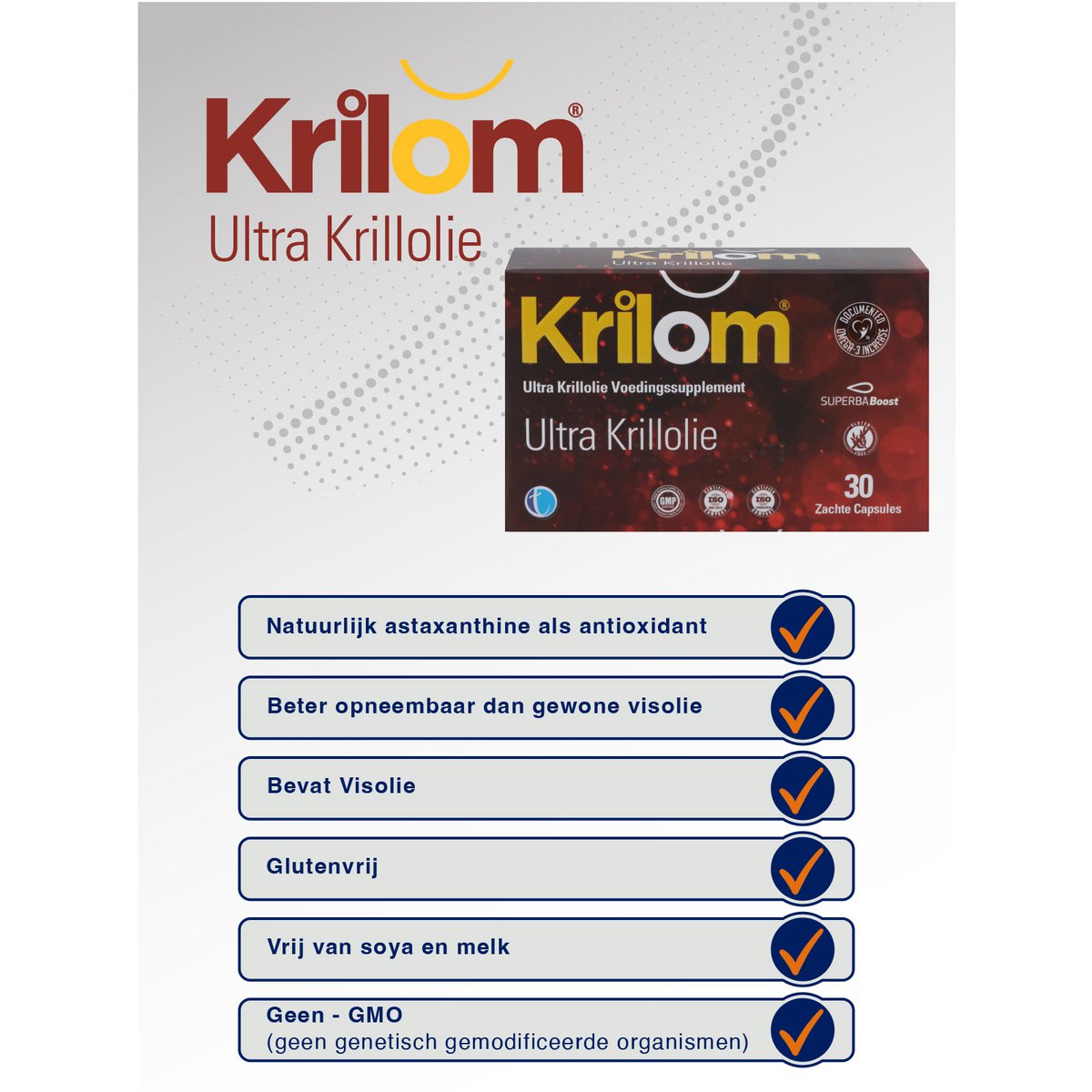Krilom Ultra Krillolie | Omega-3-supplement