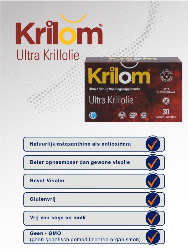Krilom Ultra Krill Oil | Omega-3 tilskud