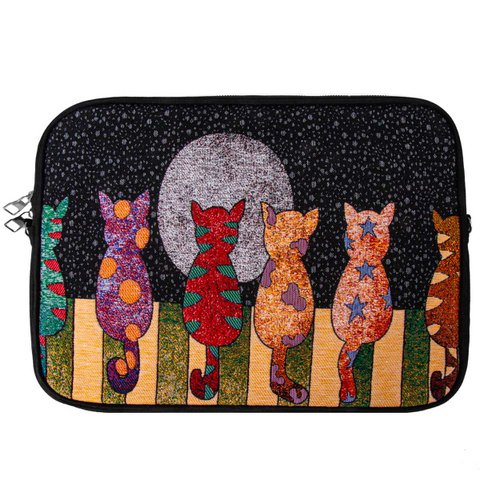 Laptoptasche - kat naar de maan - 38x28x2,5 cm