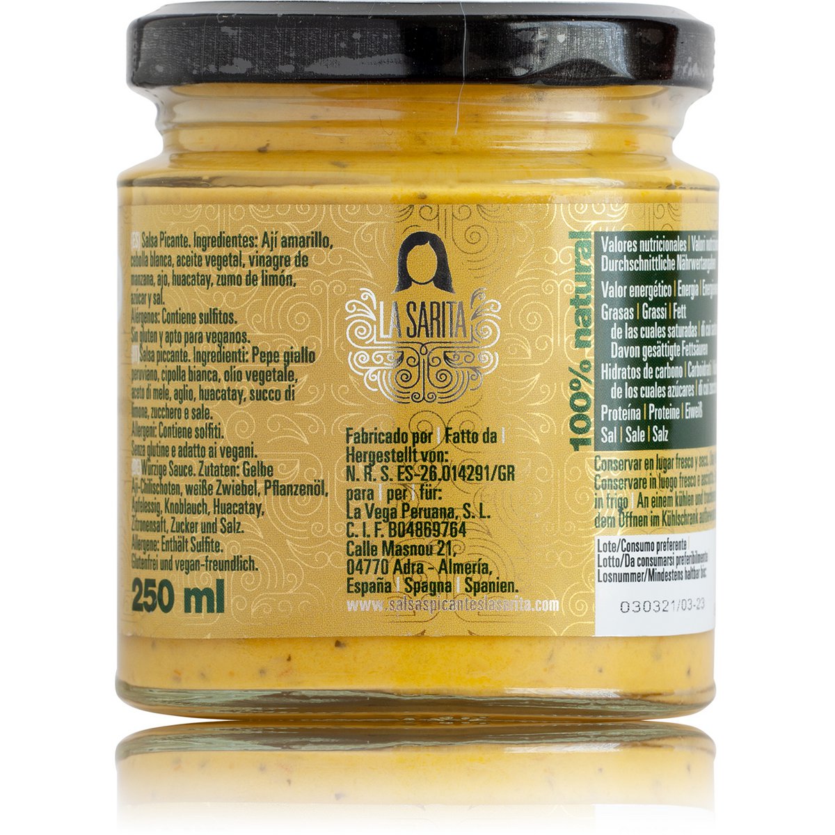 Peperoncino Pollería 250 ml | 100% naturale