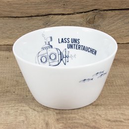 Porcelain bowl immersion