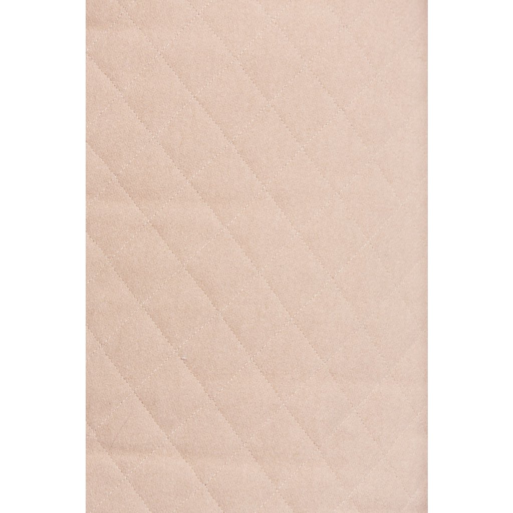 Manta de piel sintética con forro Sydney de lana-cachemira melange Beige