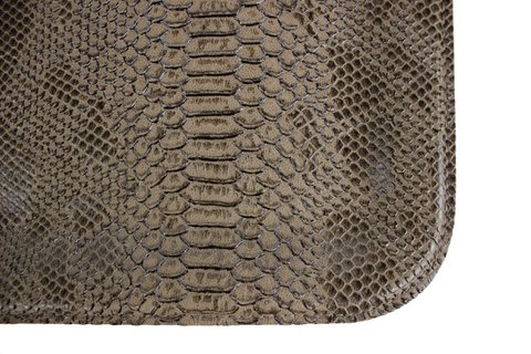 Dienblad plat klein reptiel bruin