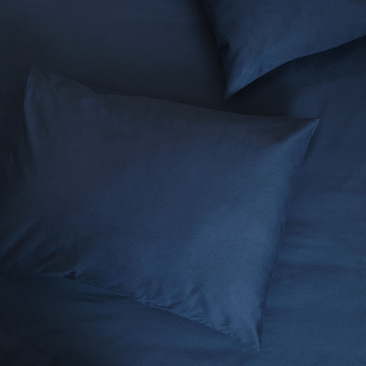 Housse de coussin - Satin de coton 400 fils au pouce - Blue me away