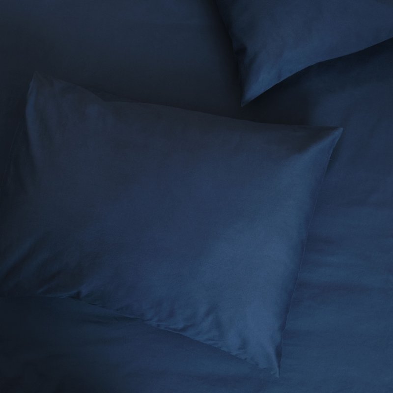 Housse de coussin - Satin de coton 400 fils au pouce - Blue me away