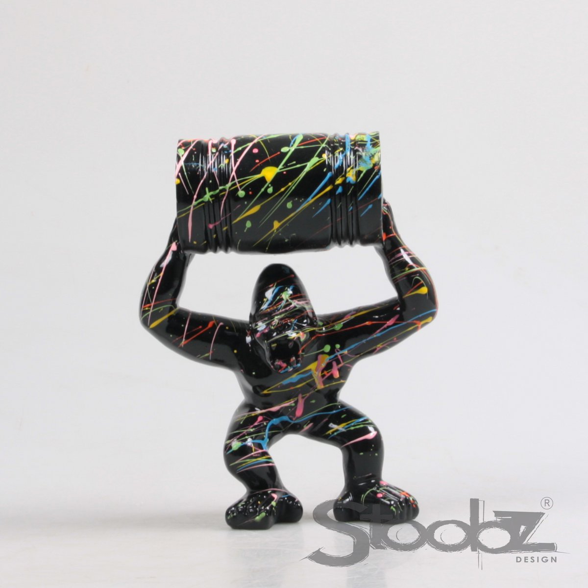 Gorille m / olivat stoobz 4 cul z / w / z / g pulvérisation 21 cm