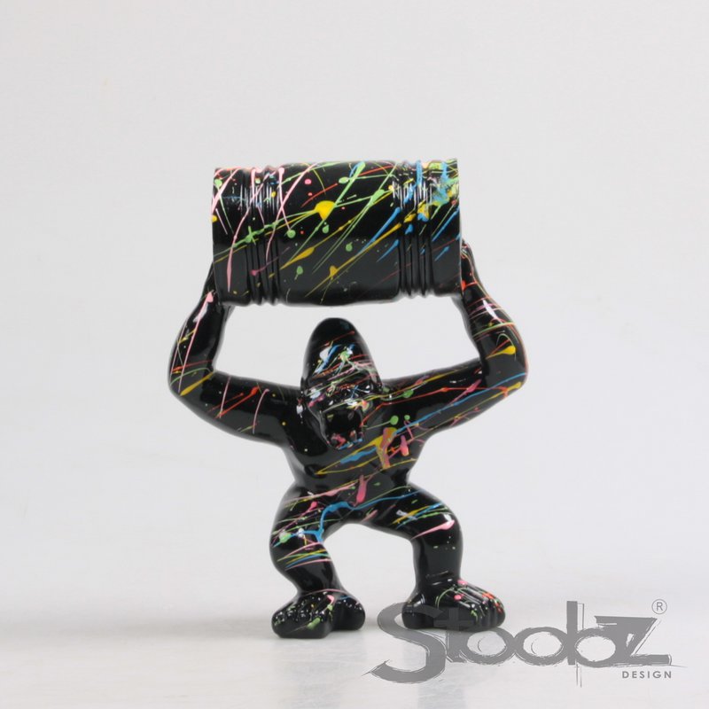 Gorilla M/Olievat Stoobz 4 ass z/w/z/g Spray 21 cm