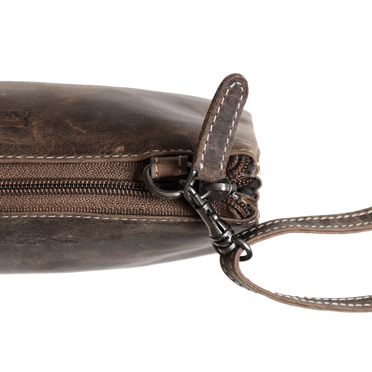 Skuldertaske I 3 farver Buffalo Læder - Festivaltaske - Lædertaske Lille - Crossbody taske til kvinder Læder - Str. L