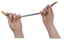 Stretchy string, Rainbow, 30 cm,