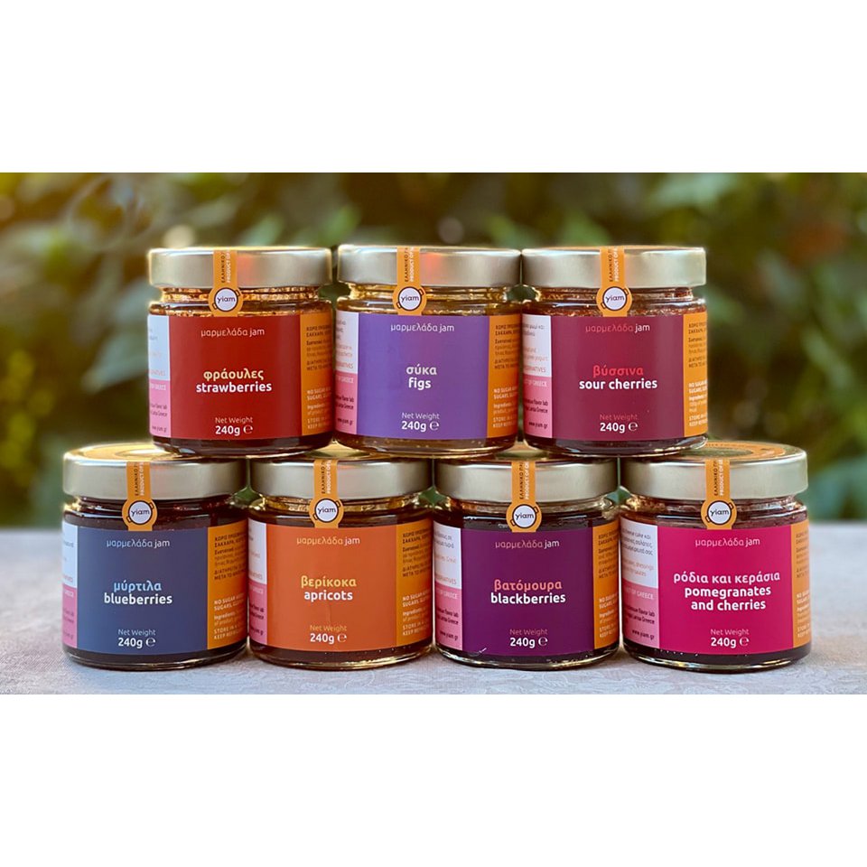 Confiture de figues artisanale YIAM, 240g, sans sucre ajouté