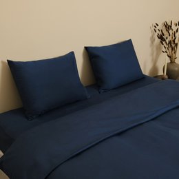 Housse de couette - Satin de coton 400 fils au pouce - Blue me away