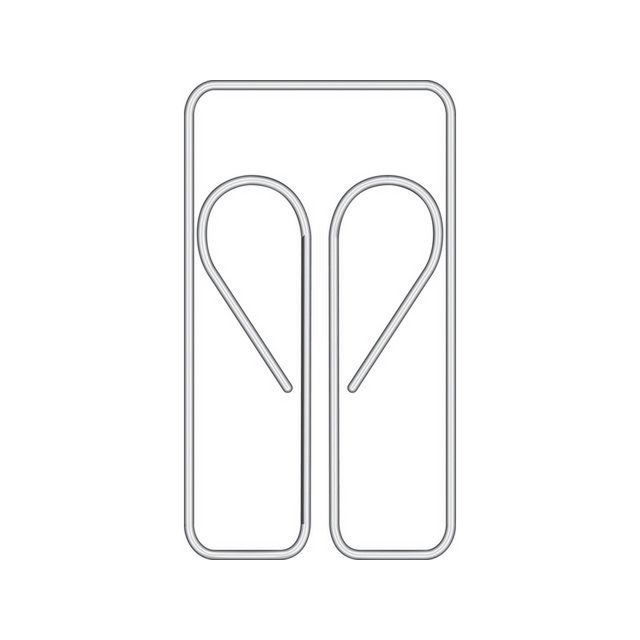 Clips Alco 27mm forma búho caja 100uds.