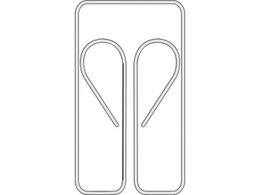 Paperclips Alco 27mm uilvorm doos 100st.