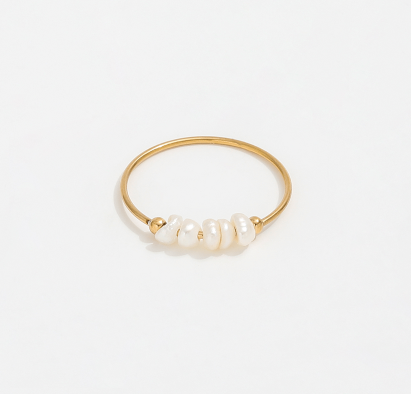 Gurk - Pearl Ring Gold