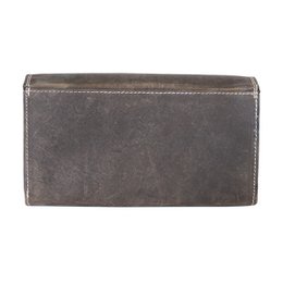 Large Buffalo Leather Wallet with Flap - 3 Colours - Arrigo