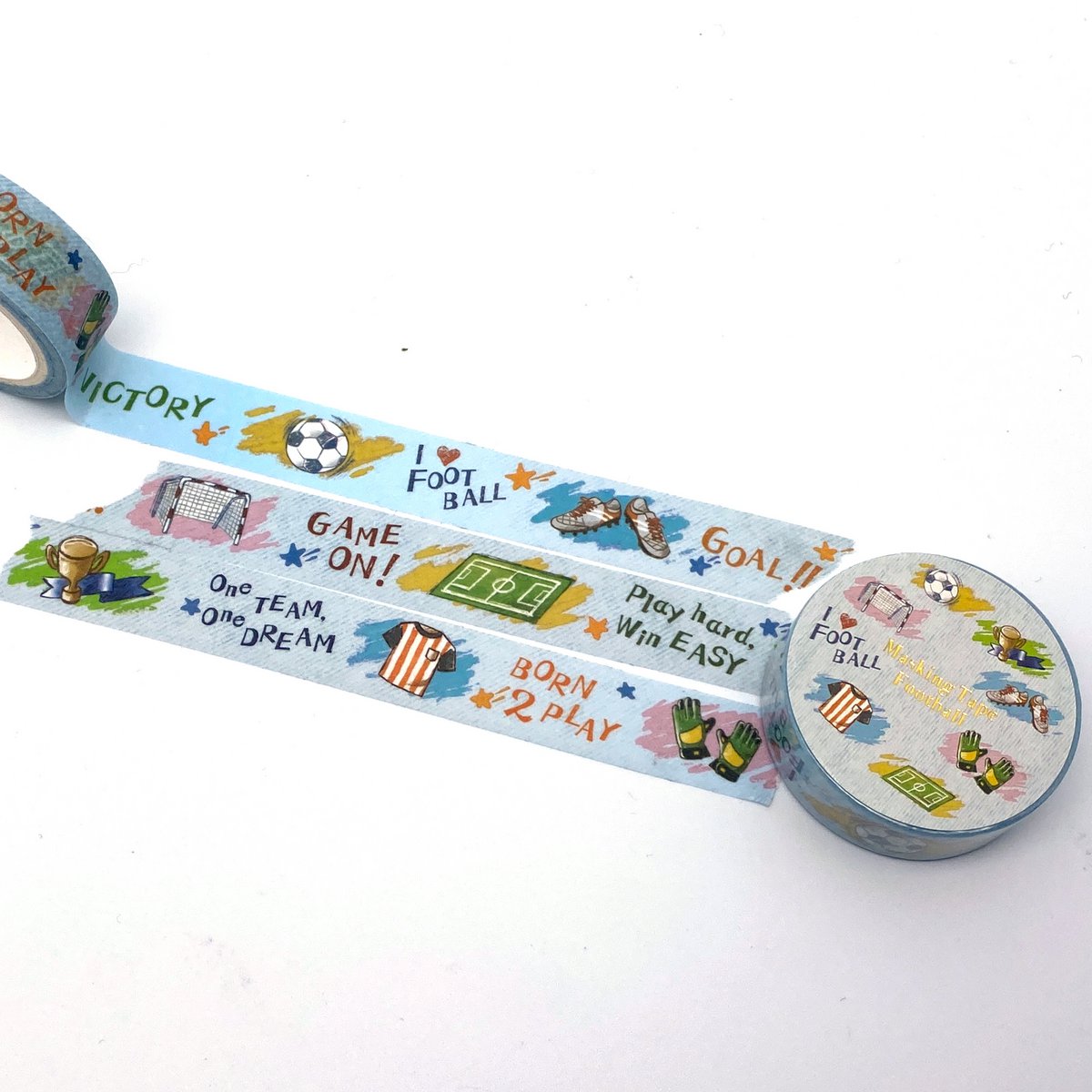 Washi Tape "Football" - dynamic design for real football fans