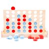 4-in-einer-Reihe-Spiel aus Holz