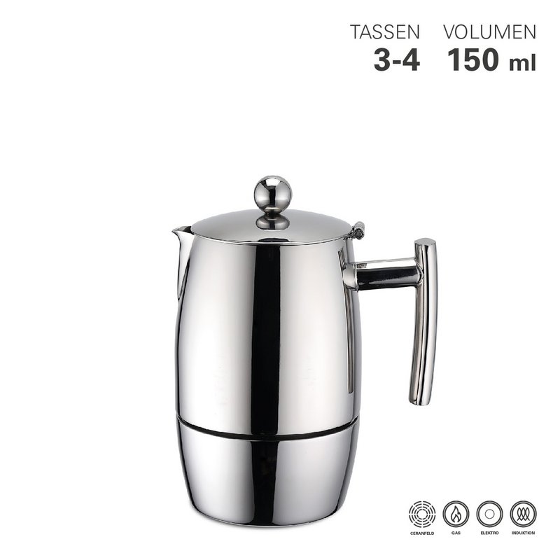Cafetera express premium para 3 tazas