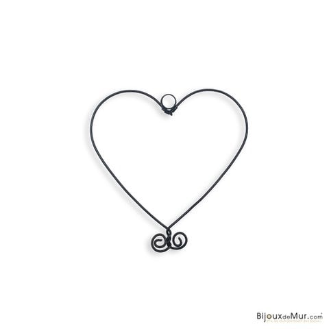 Wire wall decoration "Small Heart" - approximately 10 x 10 cm
