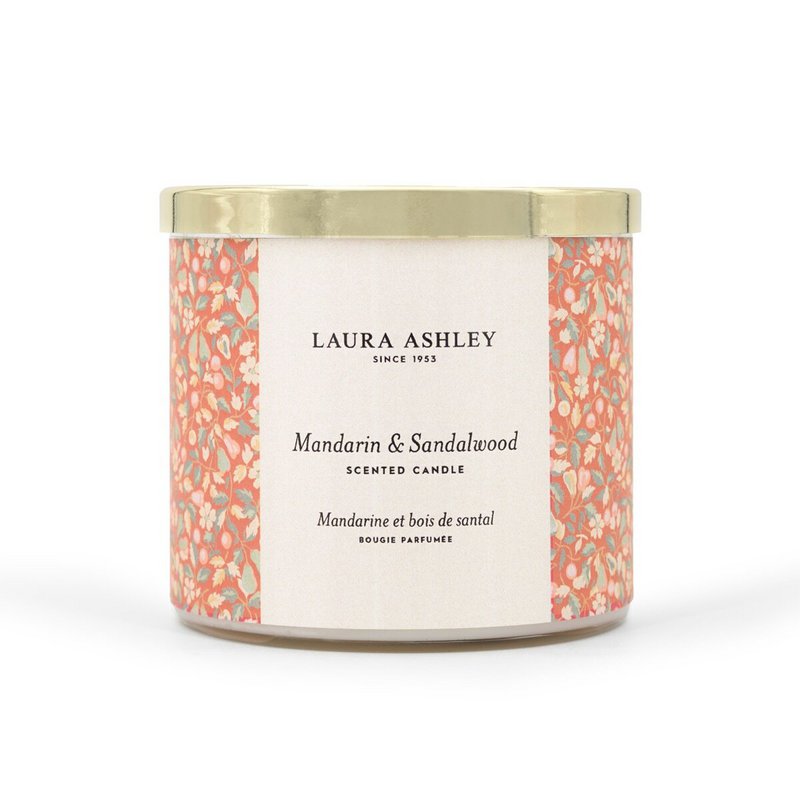 Scented candle Laura Ashley Mandarin & Sandalwood - 400g