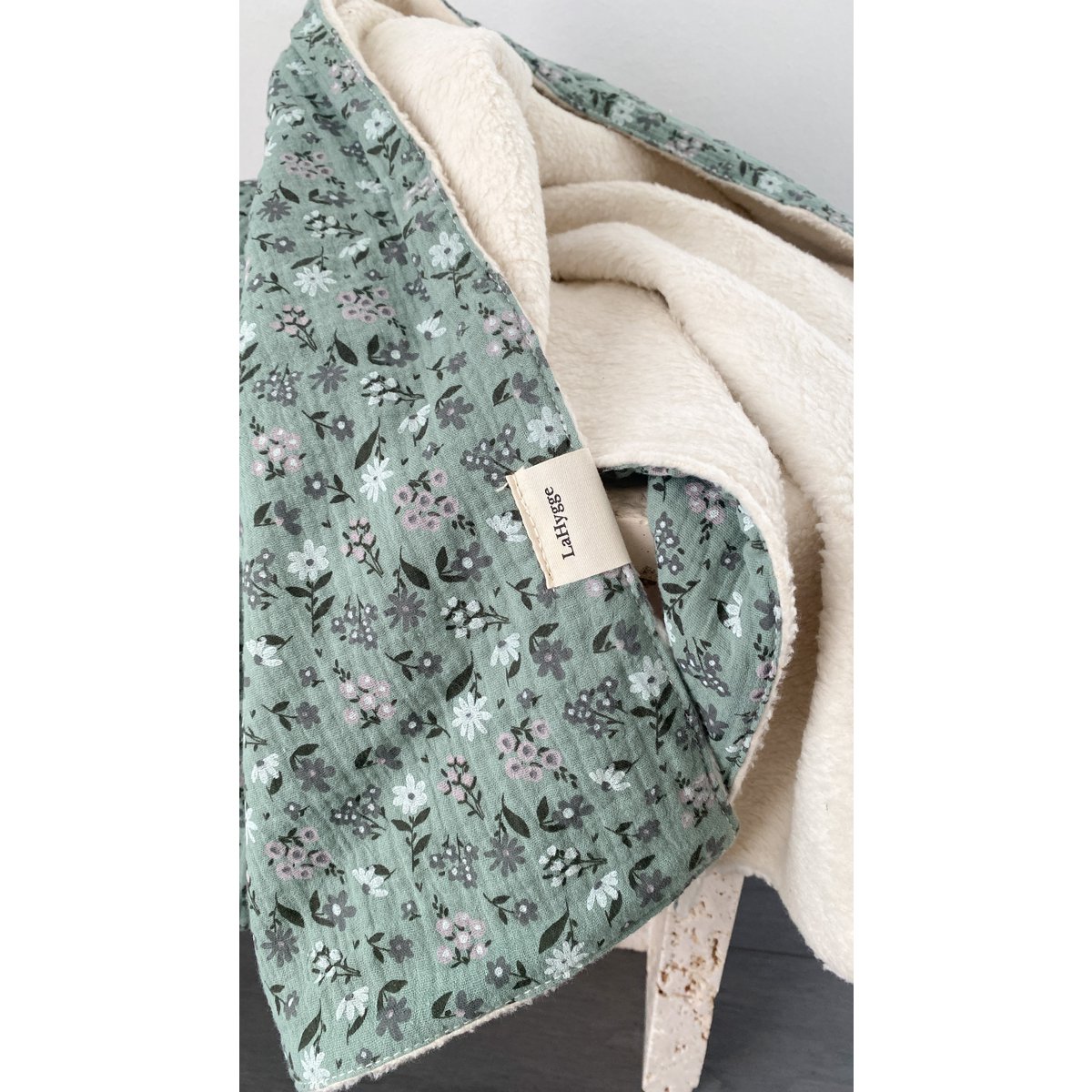 Baby Organic Plush Blanket Green