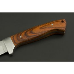 ED MAHONY Elch Master V, Jagdmesser, (red pakka wood handle)