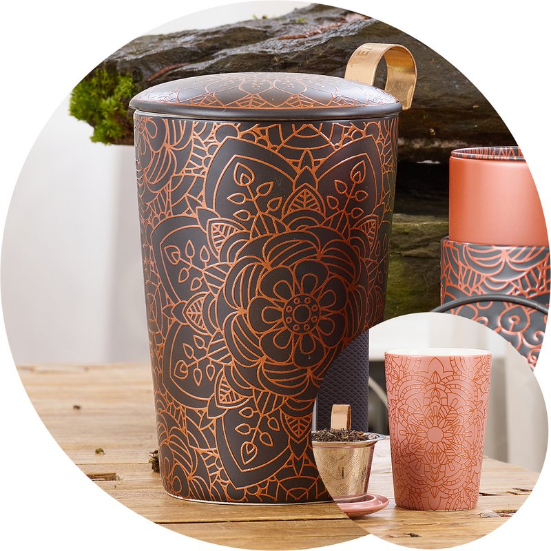 porcelænskrus TEAEVE® "Mandala"