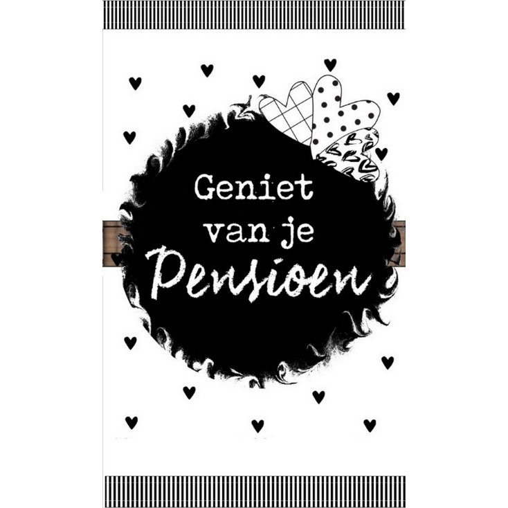 Karte 5 bis 8.5 mit dem Text "Genießen Sie Ihren Ruhestand"