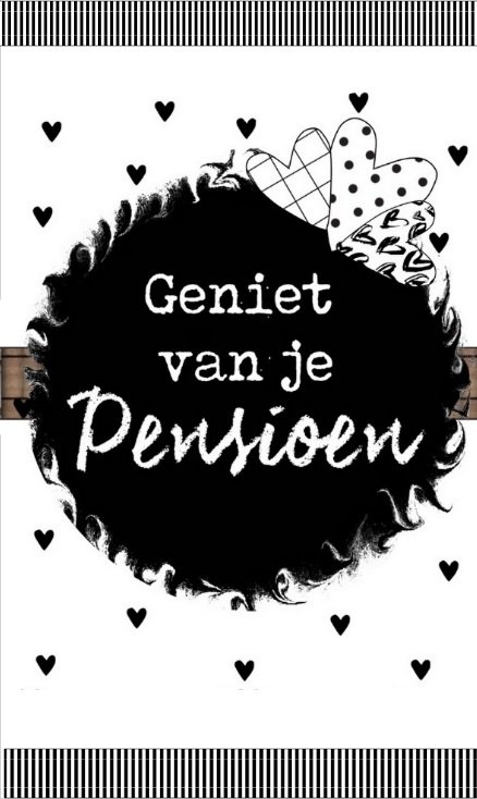 Karte 5 bis 8.5 mit dem Text "Genießen Sie Ihren Ruhestand"