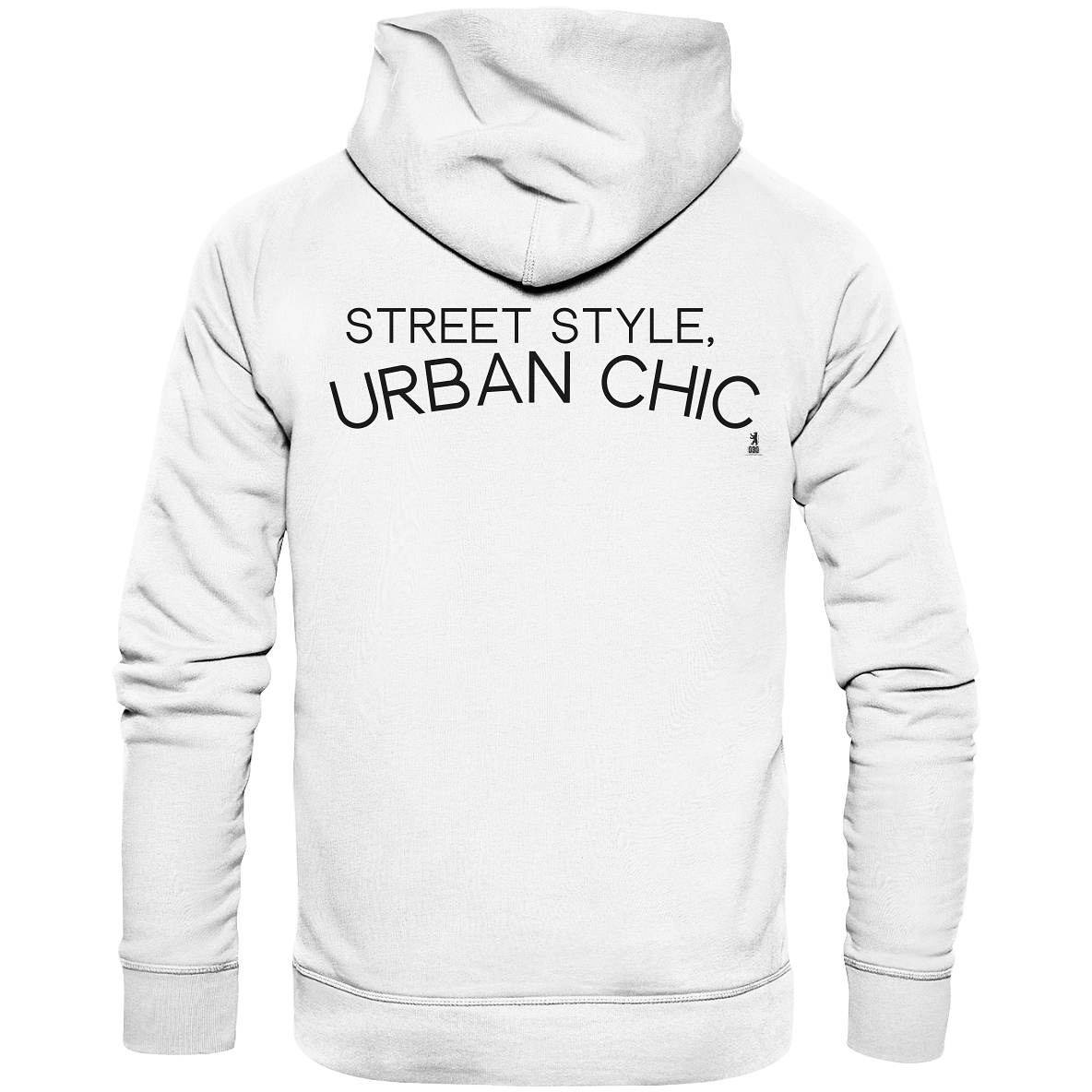 Urban chic: felpa con cappuccio organica
