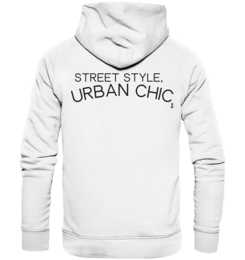 Urban chic: felpa con cappuccio organica