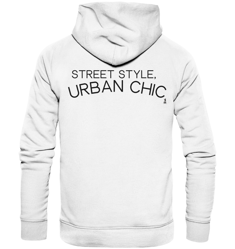 Urban chic: felpa con cappuccio organica