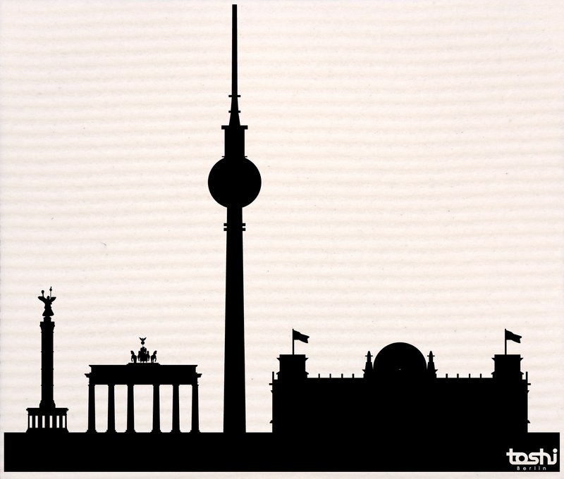 Sponge cloth furbi: Skyline Berlin