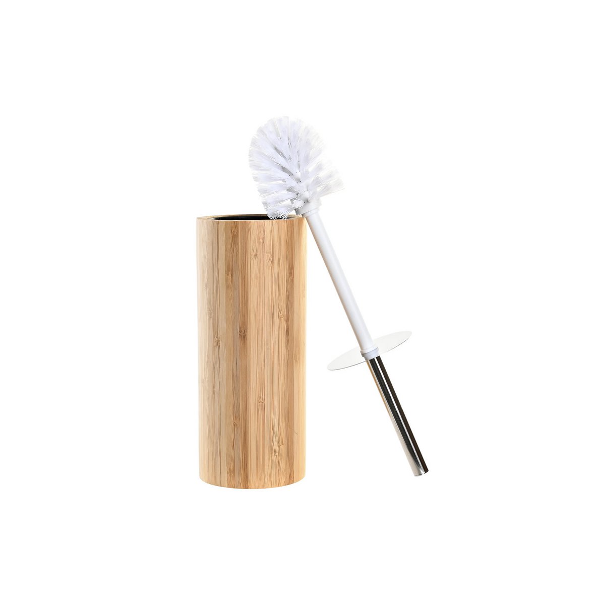 ESCOBILLERO BAMBU METAL 10X10X36,8 NATURAL PB199427