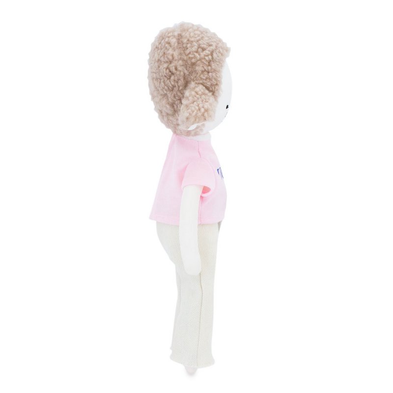 Cotton Soft Toy, Cotti Motti - Zoe The Sheep: Wide Jeans + Bonus Mermaid Tale (30 cm)