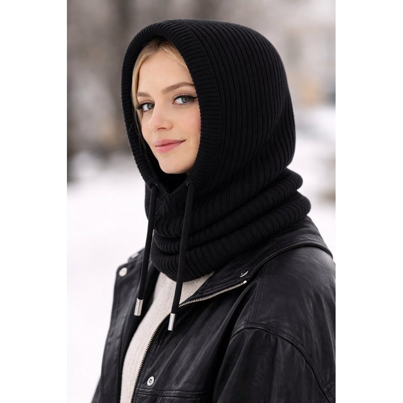 TikTok Hype 2026 Sturmhaube Damen – 10+ Farben – Schal & Mütze – Warm – Trendy