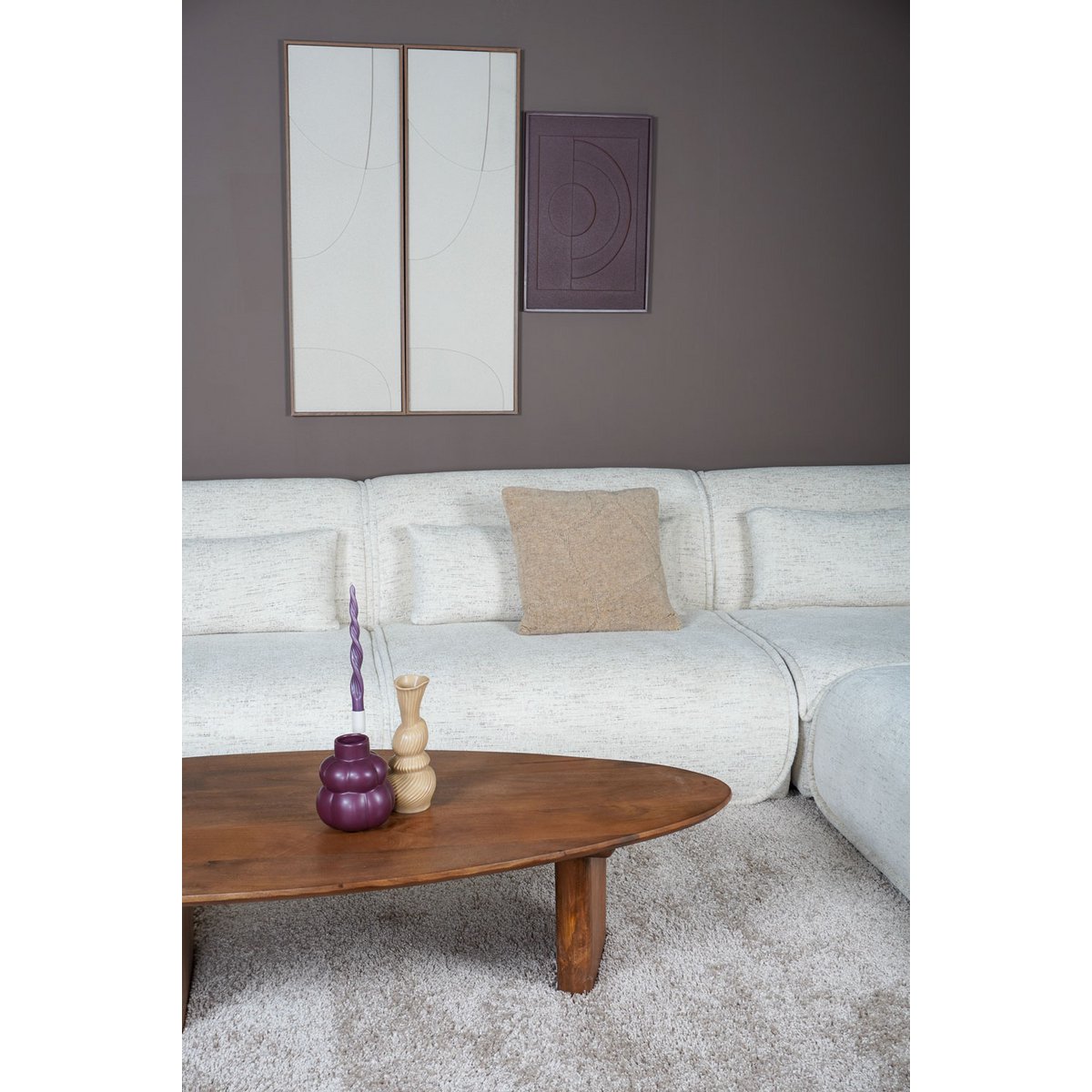 Coffee table Rudo 135 x 75 cm - Mango wood