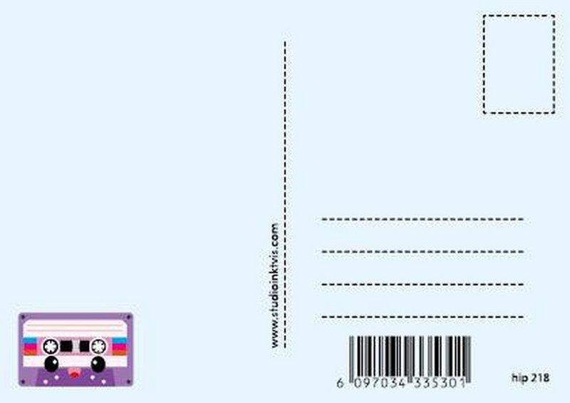 Nato ai vecchi tempi nastro VHS, Nintendo Game Boy, dischetto verjaardagskaart