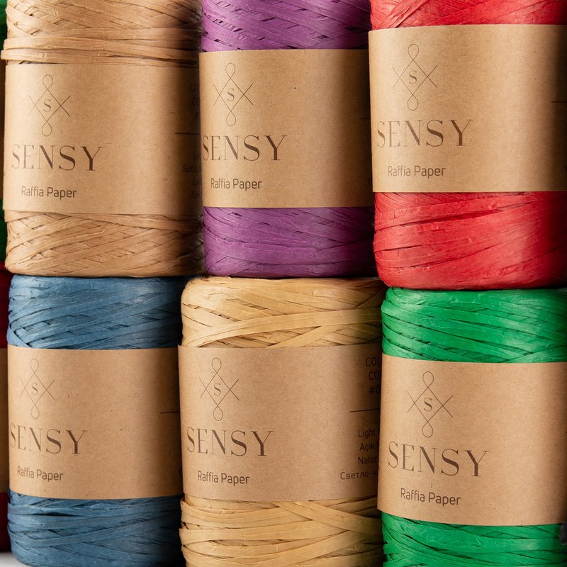Sensy Premium 438 jardów %100 Papier Papier rafia