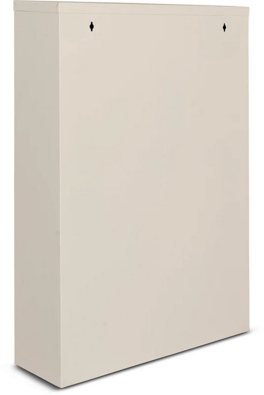 Metal shoe cabinet 2 doors | Matte white