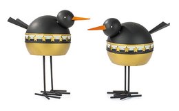 Bird with stars moveable 18 cm 2 ass. PU 4